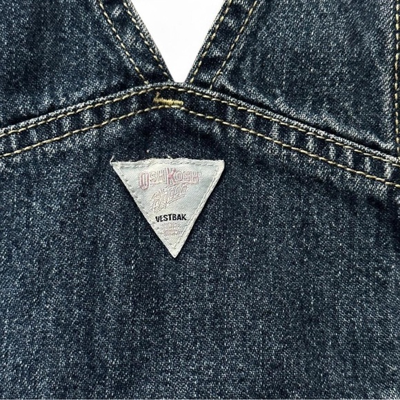 Vintage OshKosh B'gosh denim overall dress with adjustable straps - Picture 5 of 7
